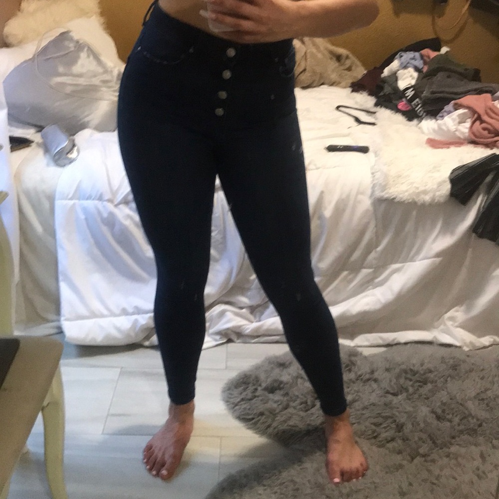 Zara highrise denim jeans